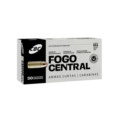 Munição CBC 9mm NTA (50 un)